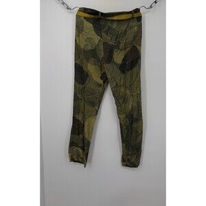 La Fee Maraboutee Jogger ‎ Pants Pull On Green patchwork print 28 Made in Italy